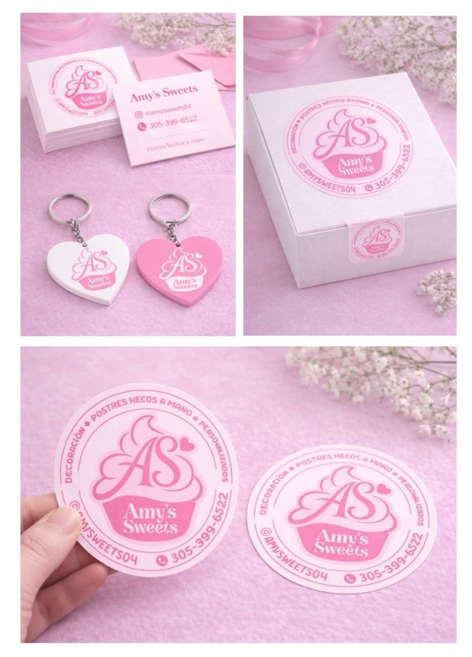 Identidad de marca Amy's Sweets