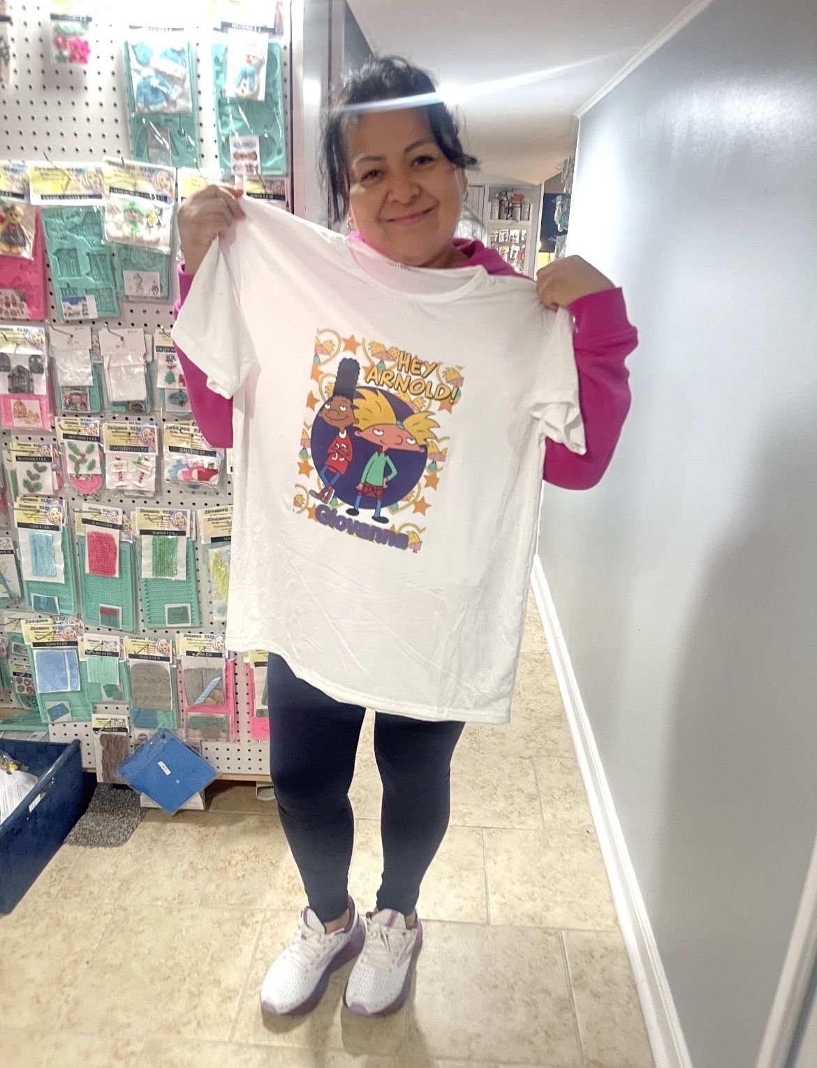 Playera personalizada terminada